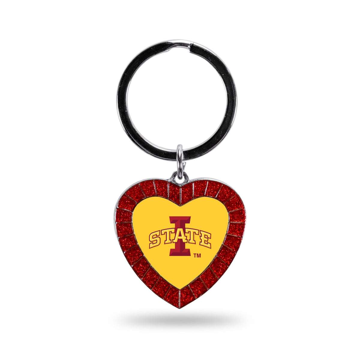 Iowa Keychain Iowa State Keychain Bedazzled Heart – Iowa State Team Store