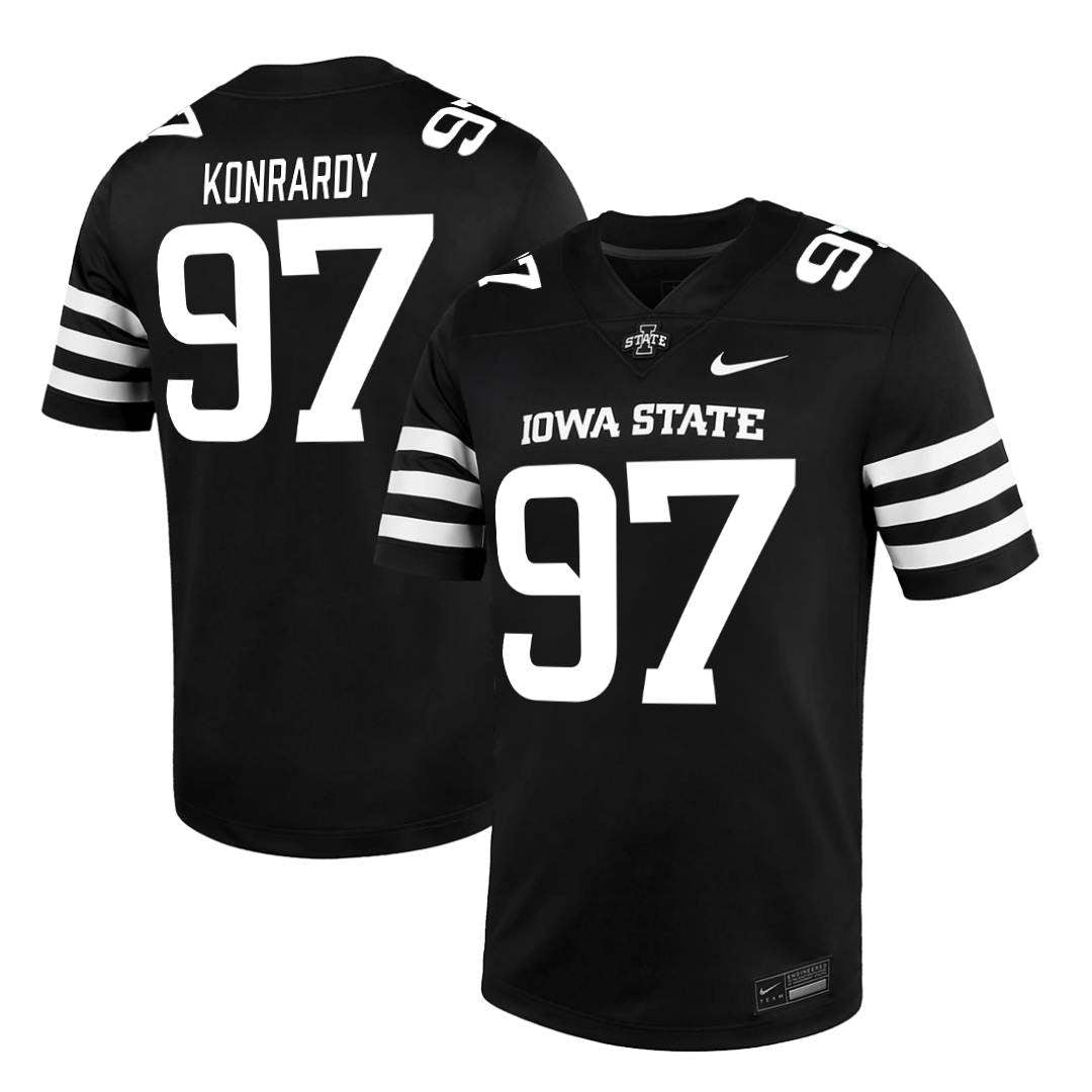 Iowa State Cyclones NIKE NIL Football Jersey Black