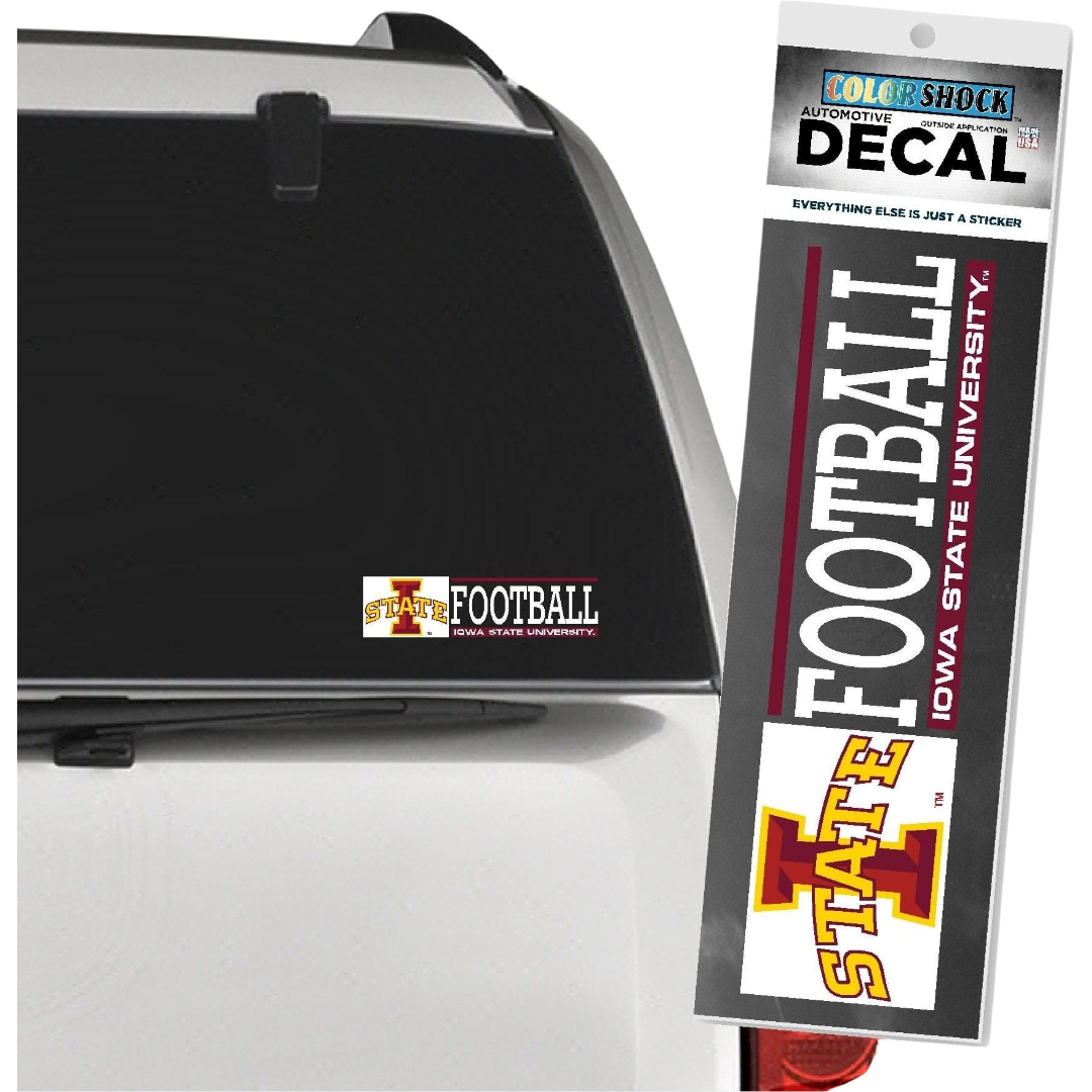 Iowa State Cyclones University Football Decal