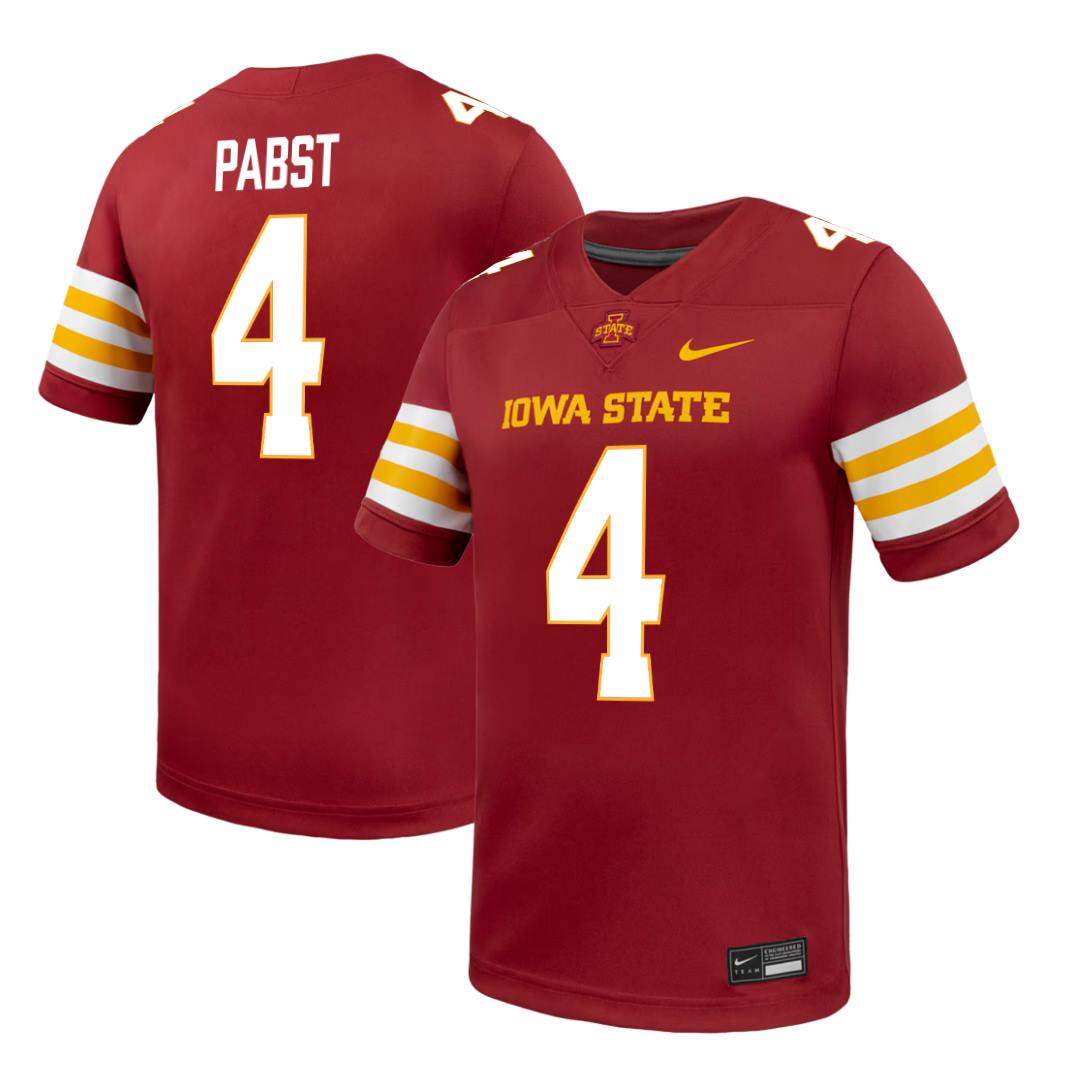 Iowa State Cyclones NIKE NIL Youth Football Jersey Red