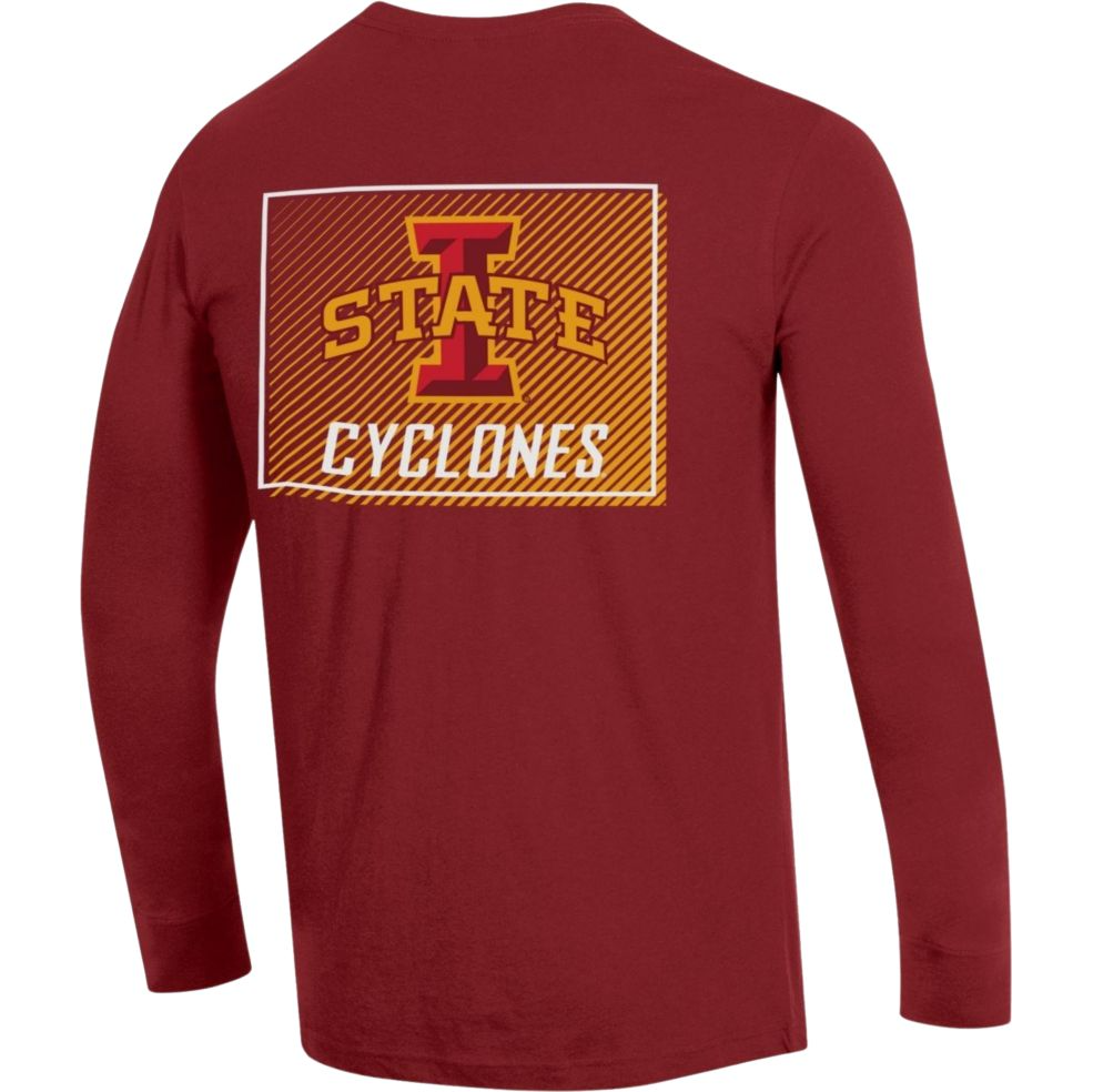 Iowa State Cyclones Men's Red Champion Stadium Shirt