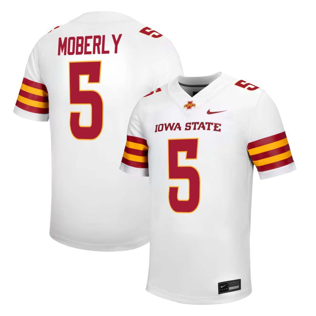 Iowa State Cyclones NIKE NIL Football Jersey White