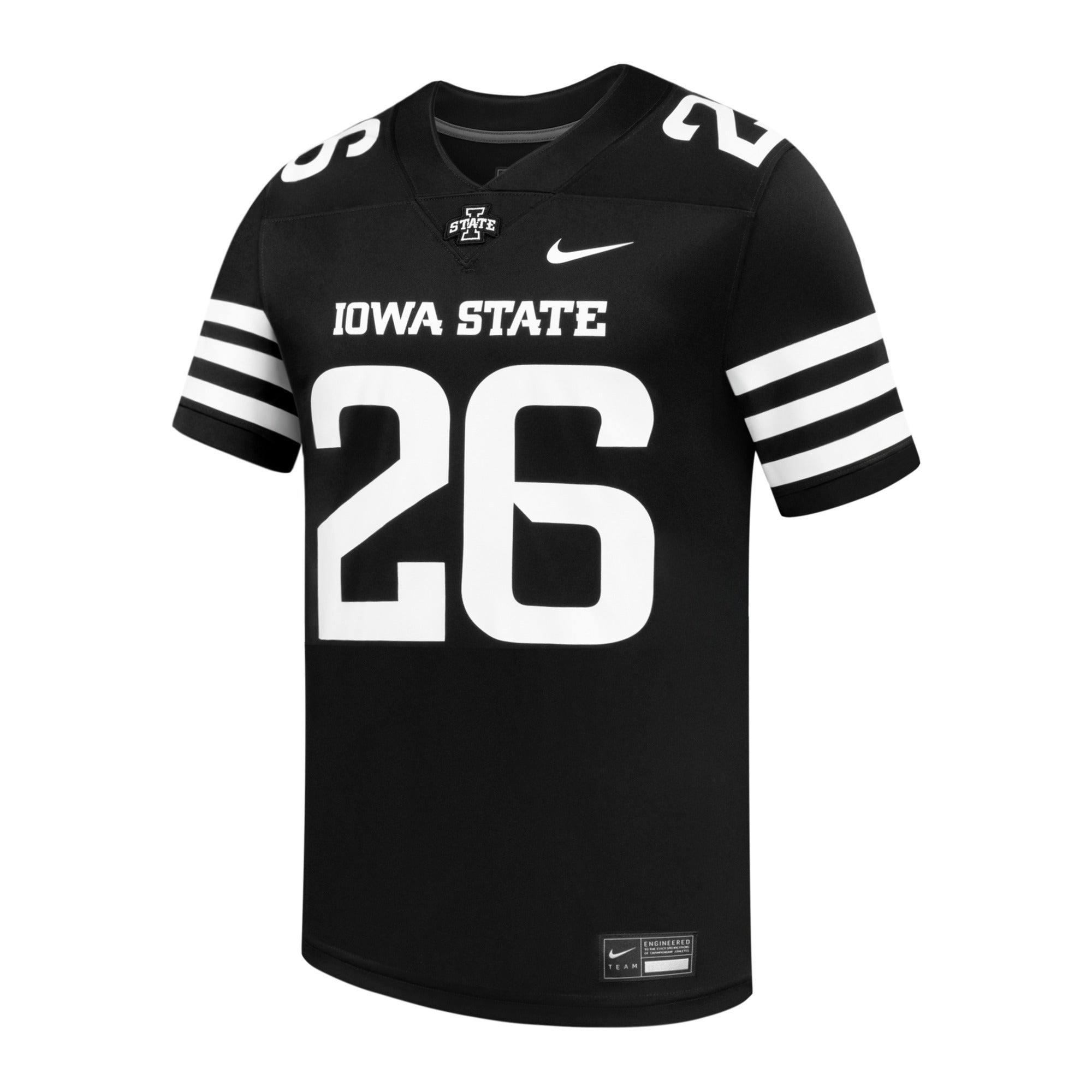 Iowa State Cyclones Black Nike Football Jersey #26