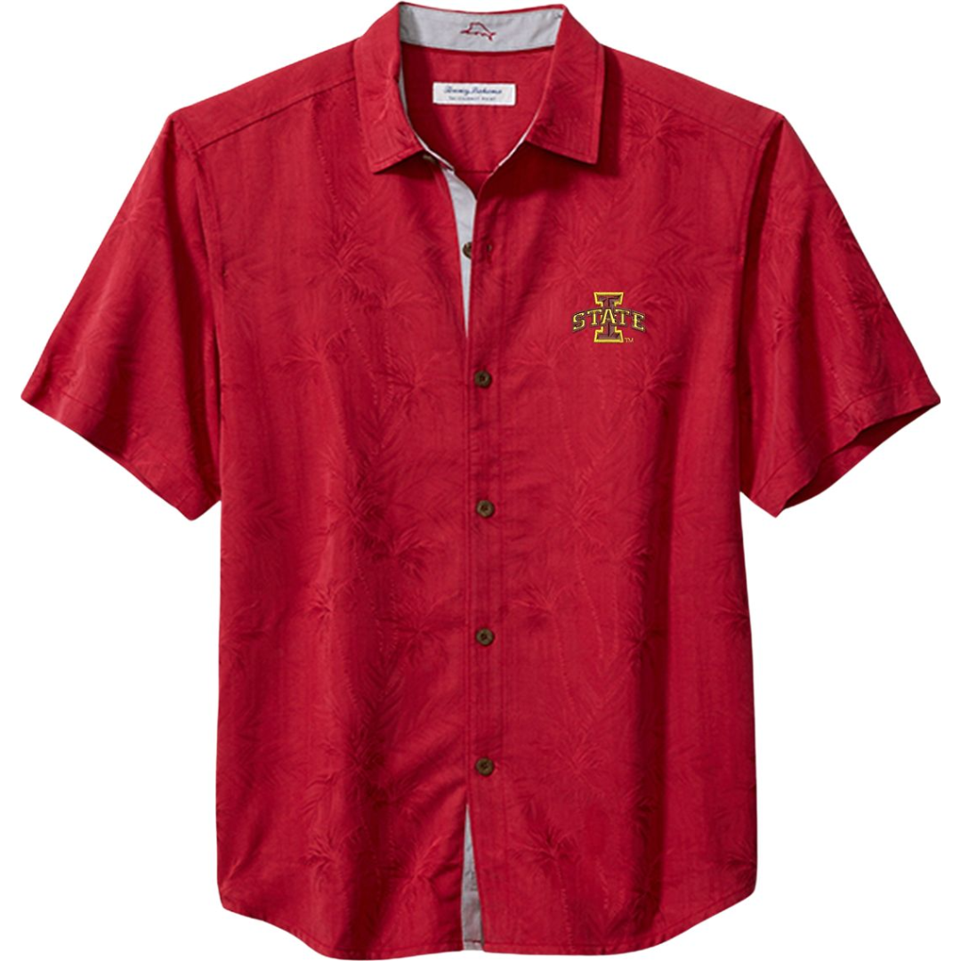 Iowa State Cyclones Men's Tommy Bahama Button-Up Palm Shirt