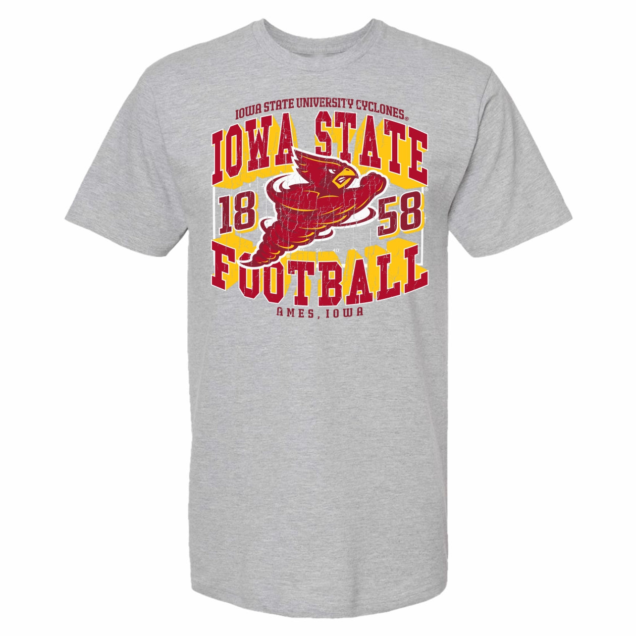 Iowa State Punching Cy Football Tee