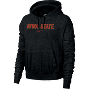 Iowa State Cyclones Hoodie Women's Black/Red Simple Nike