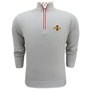 Iowa State Quarter-Zip Men's Grey Pattern Horn Legend