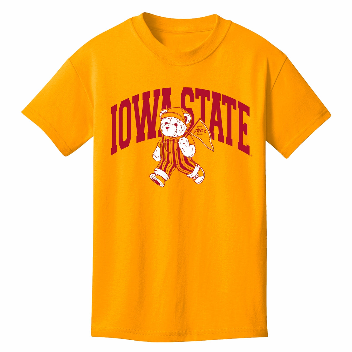 Iowa State Cyclones Youth Arch Gameday Go Bear Tee
