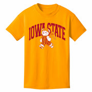 Iowa State Cyclones Youth Arch Gameday Go Bear Tee