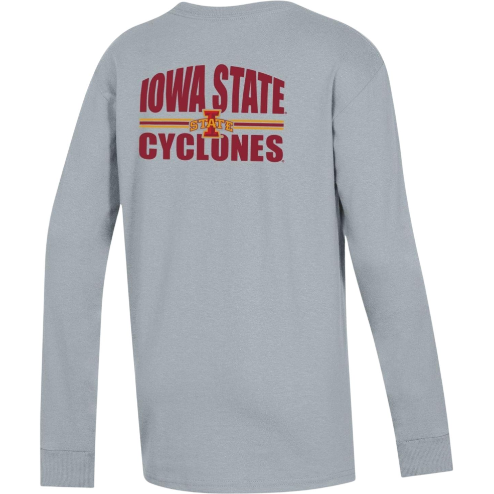 Iowa State Cyclones Kids Grey Champion Long Sleeve T-Shirt