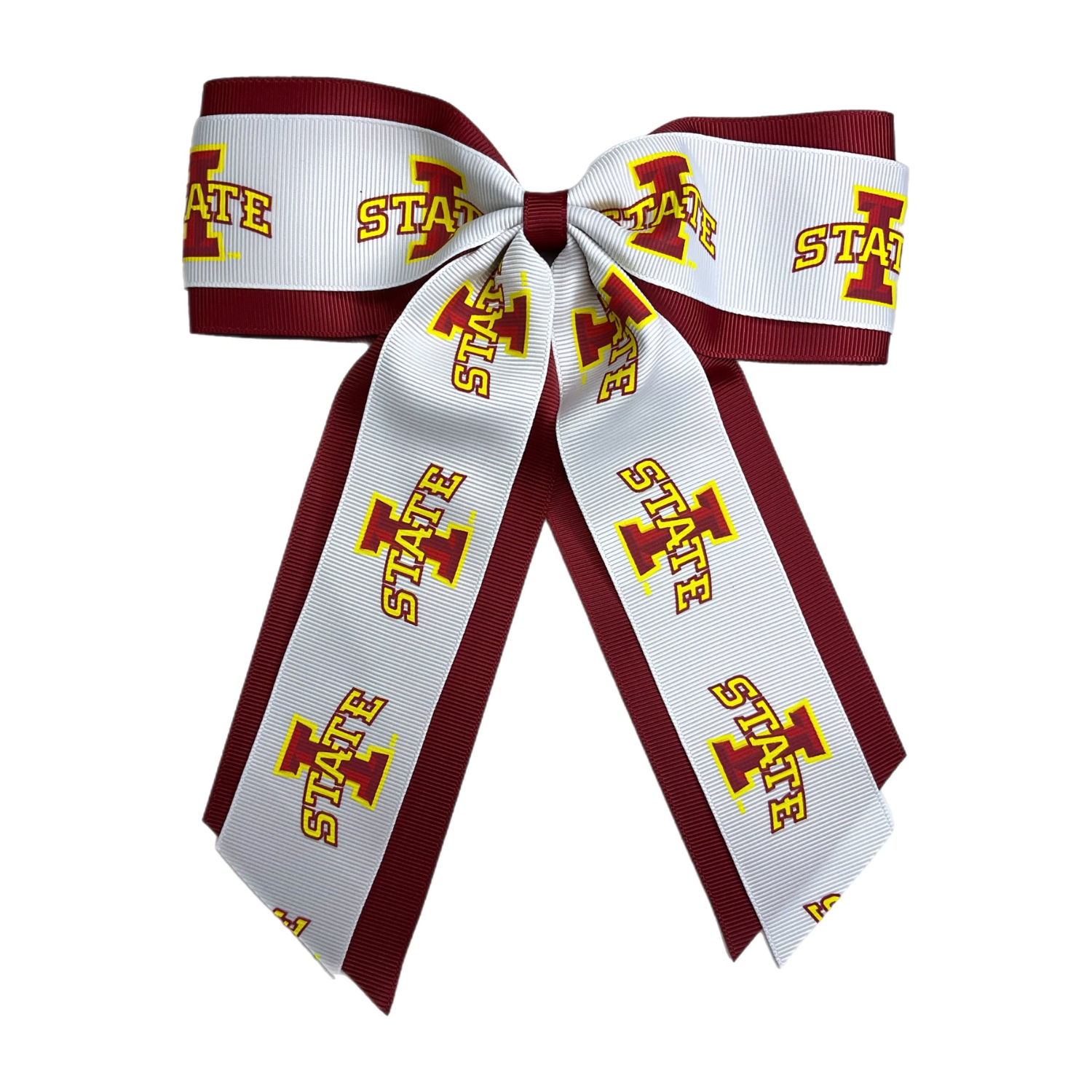 Iowa State Bow Red/White Streamer