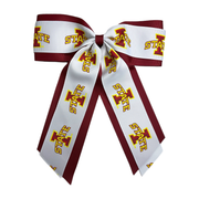 Iowa State Bow Red/White Streamer