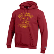 Iowa State Football Hoodie Men's Red Champion