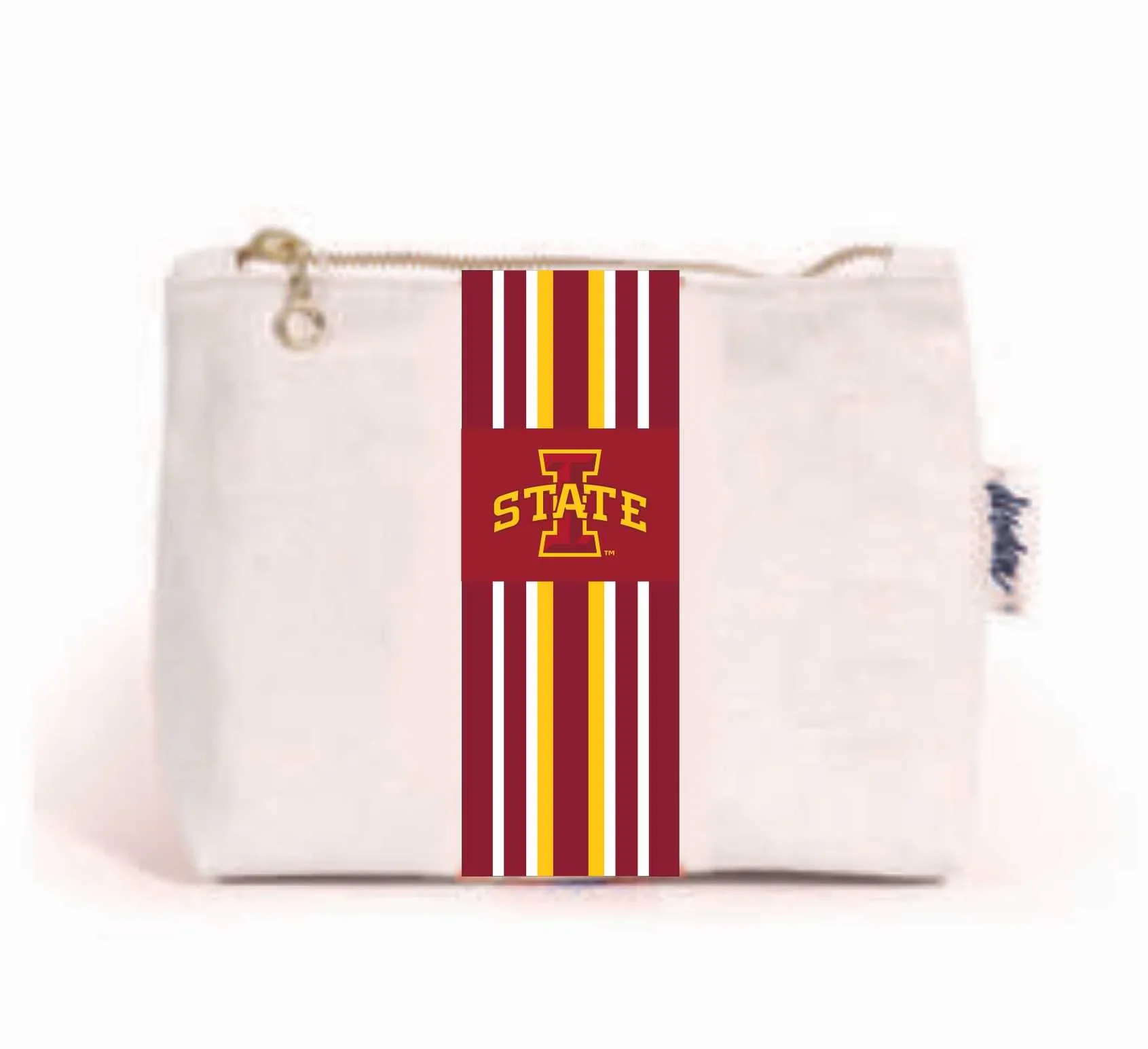 Iowa State Coin Pouch Canvas Red/Gold