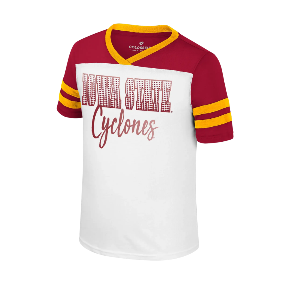 Iowa State Cyclones Youth Girls Missy Short Sleeve Tee