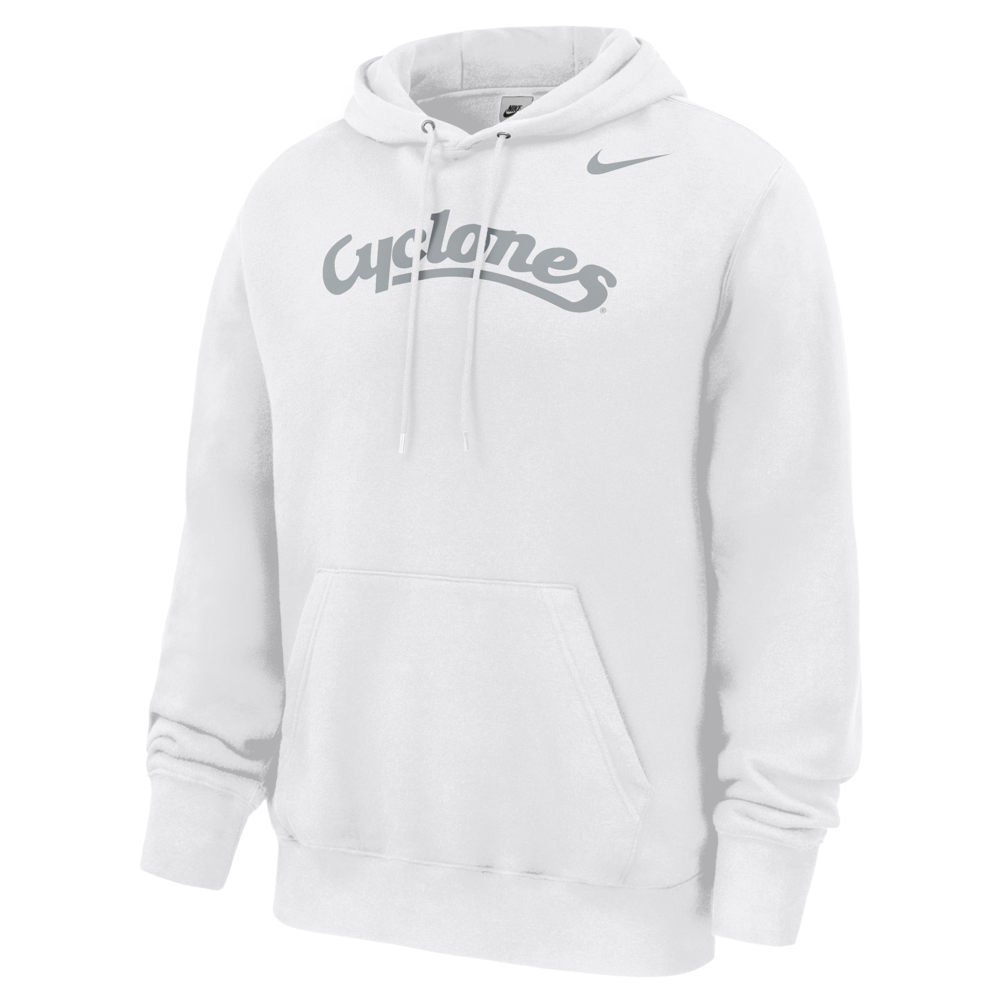 Iowa State Nike White Cyclones Club Hood