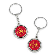 Iowa State Cyclones Double Sided Spinner I-State Keychain