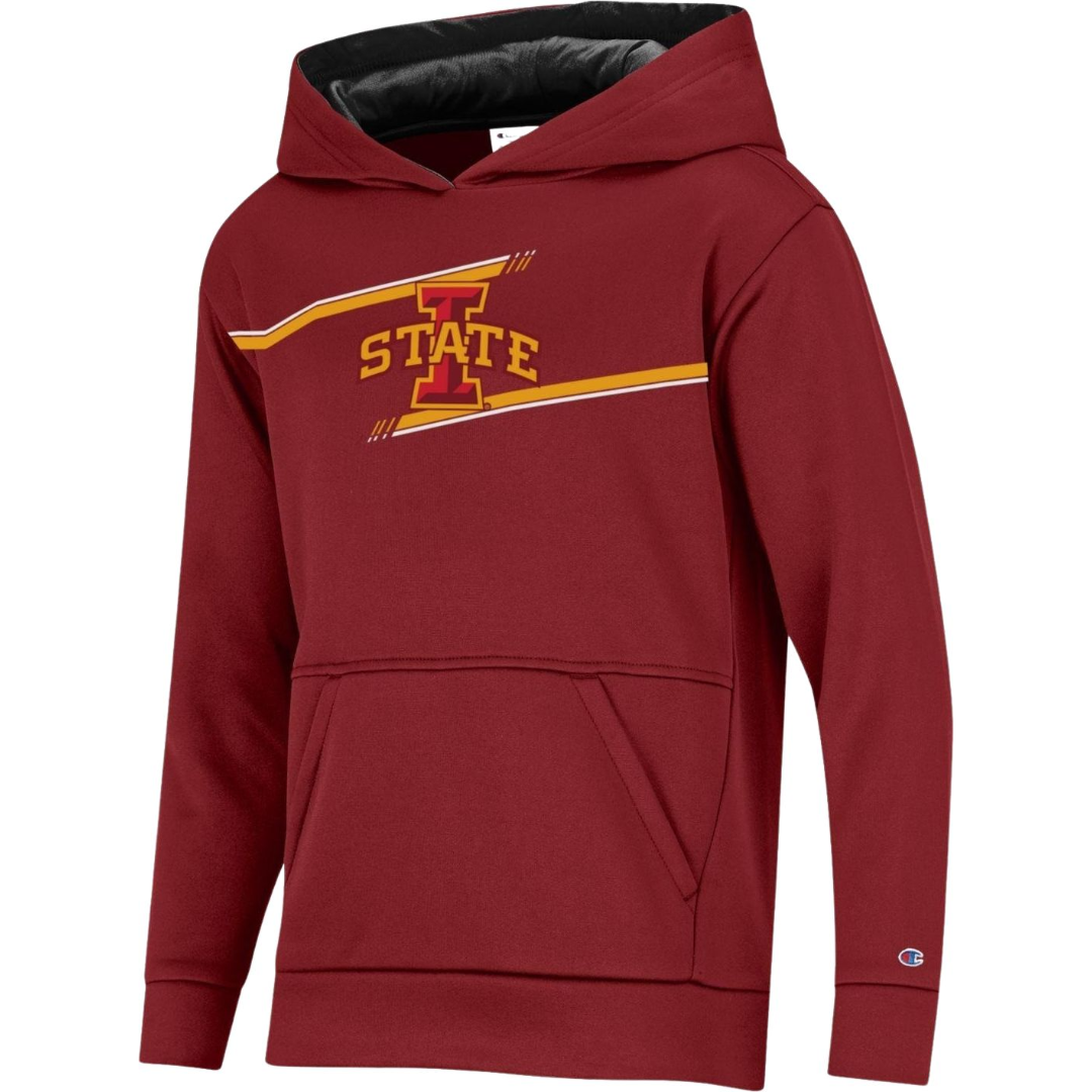 Iowa State Cyclones Champion Stadium Kids Red Hoodie