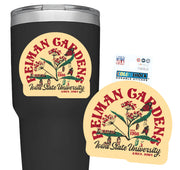 Iowa State Reiman Gardens Sticker Tan/Red