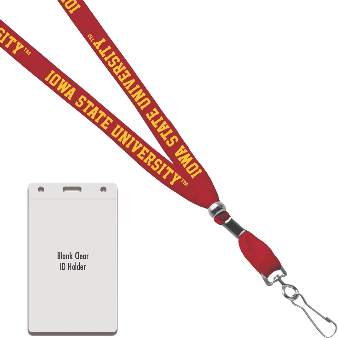 Iowa State University Card Dispenser Lanyard