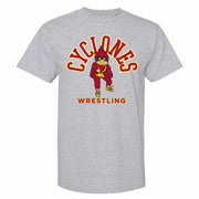 Iowa State Cyclones Sport Drop Wrestling Cy Short Sleeve Tee