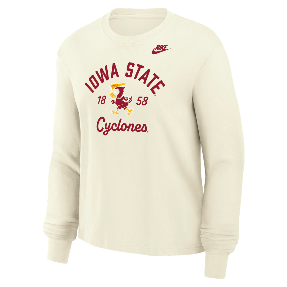 Iowa State Cyclones Women's Nike Long Sleeve Boxy Tee