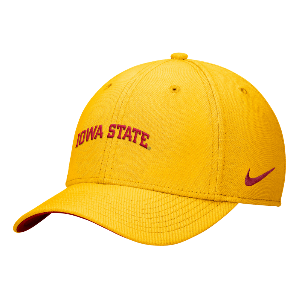 Iowa State Gold Nike Swooshflex Hat