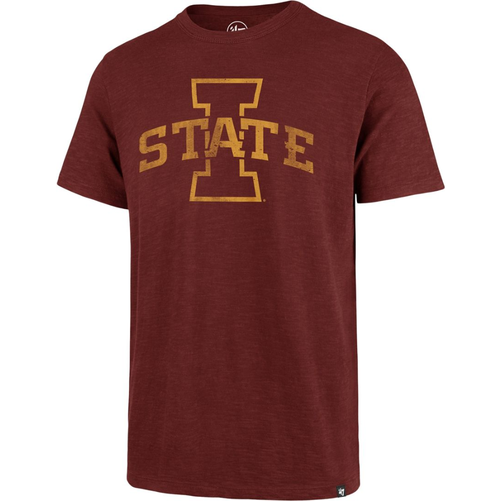 Iowa State Cyclones Men's Basic Red Logo T-Shirt
