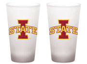 Iowa State 16oz Frosted Pint Glass