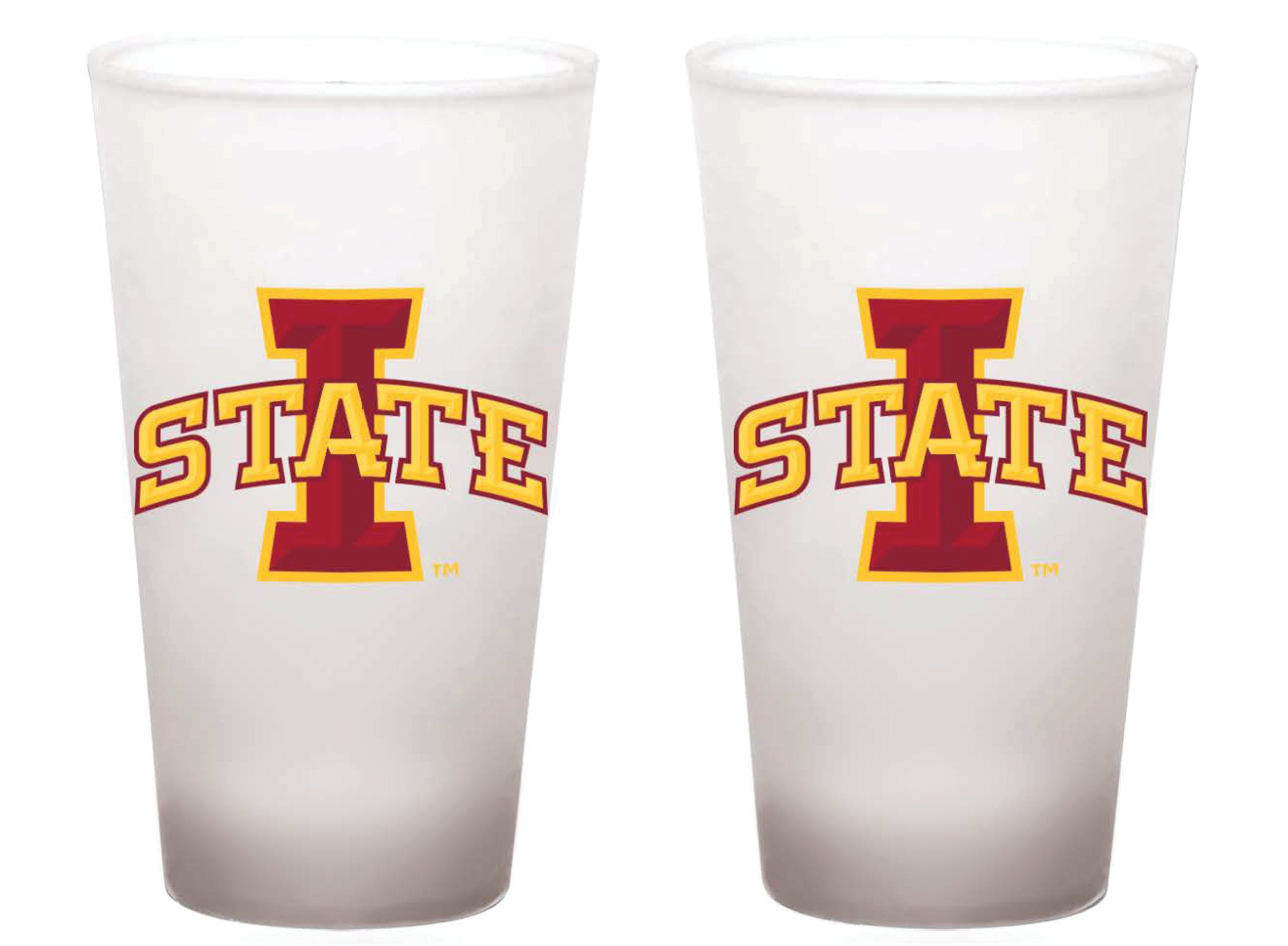 Iowa State 16oz Frosted Pint Glass
