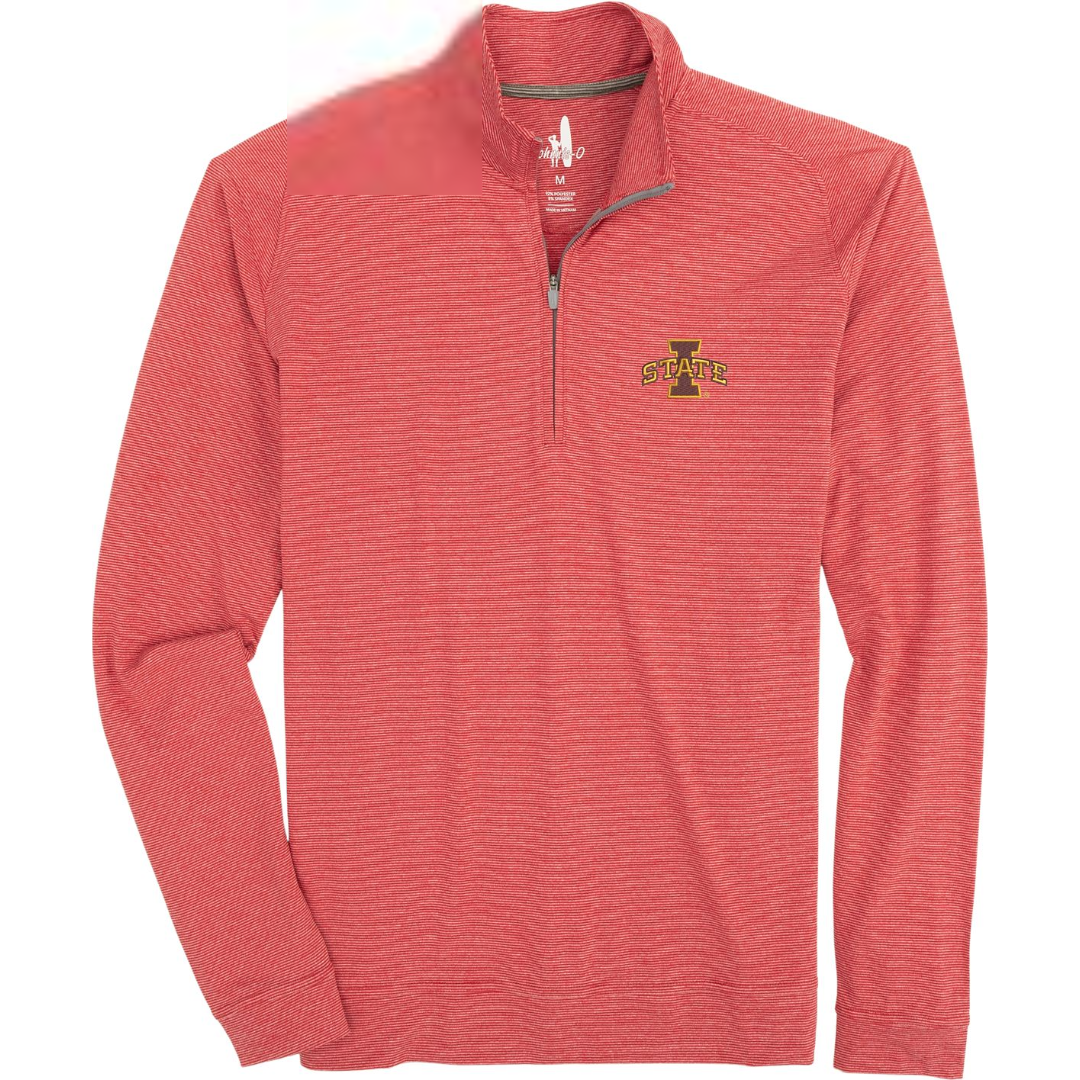 Iowa State Cyclones Men's Johnnie-O Red 1/4 Zip