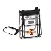 Iowa State Black Clear Crossbody Bag
