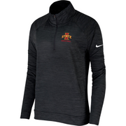 Iowa State Cyclones Heather Black Nike Women's ISU 1/4 Zip
