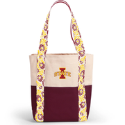 Iowa State Canvas Mini Floral Tote