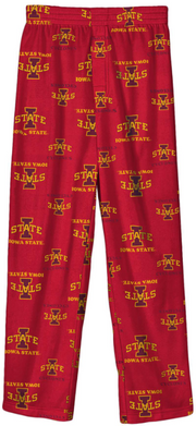 Iowa State Cyclones Youth Cardinal Multi Logo Pajama Bottoms