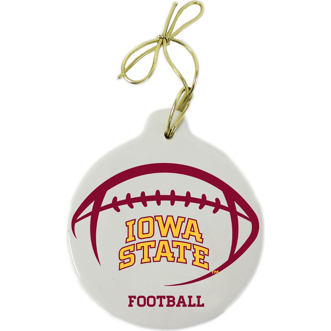 Iowa State Cyclones Football Stone Ornament