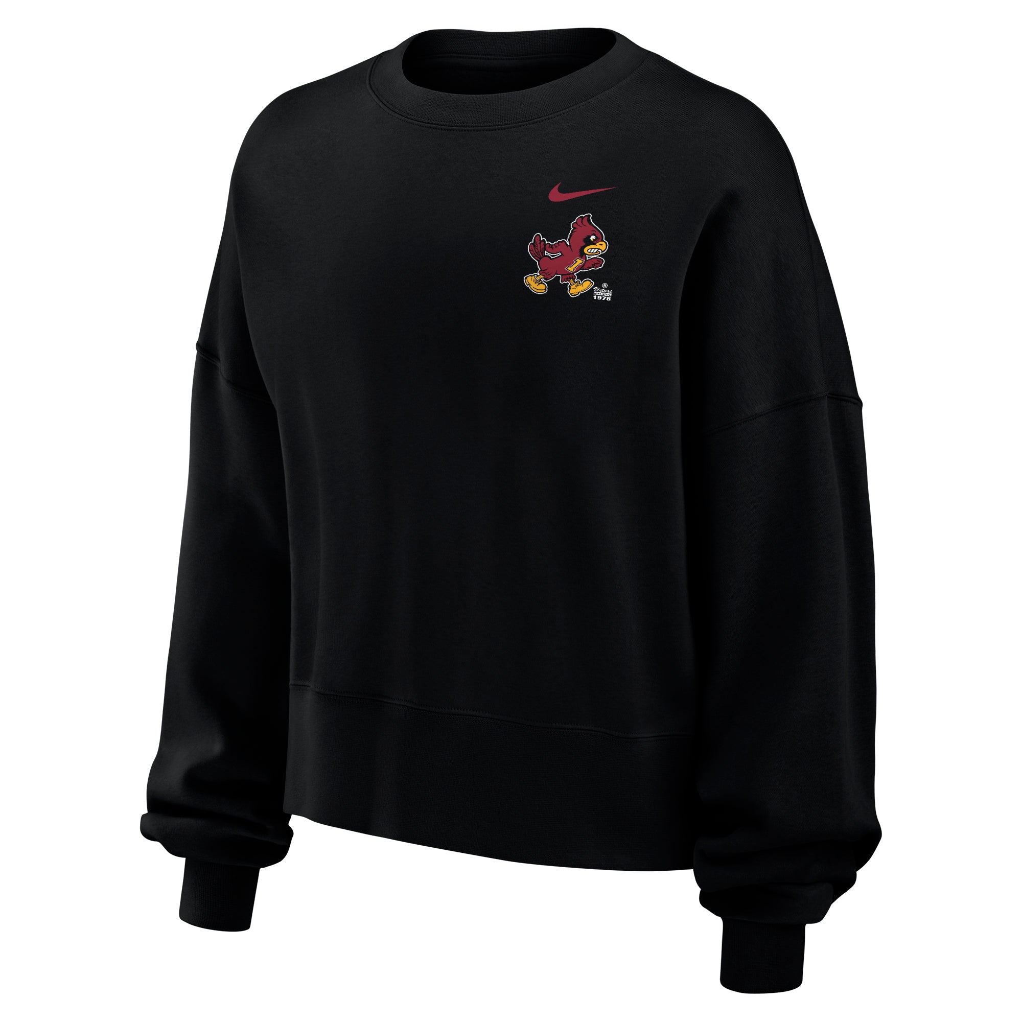 Iowa State Sweatshirt Women's Black Nike Vintage Cy