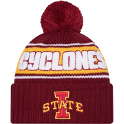 Iowa State Cyclones Youth Knit Pom Red/Gold Beanie
