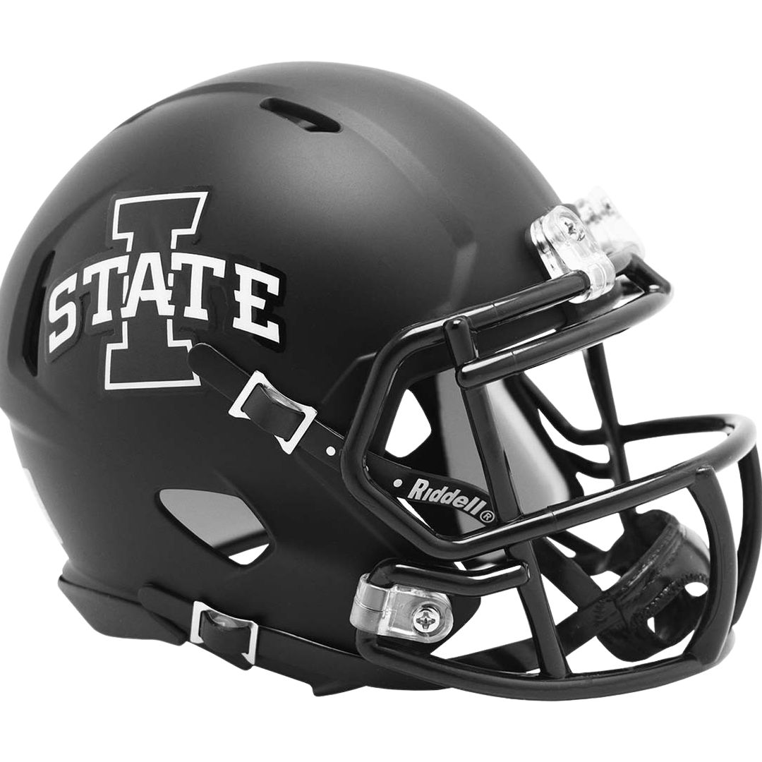 Iowa State Cyclones Mini Speed Football Helmet Black ISU