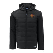 Iowa State Cyclones Men's Evoke Hybrid Softshell Full-Zip Hooded Jacket