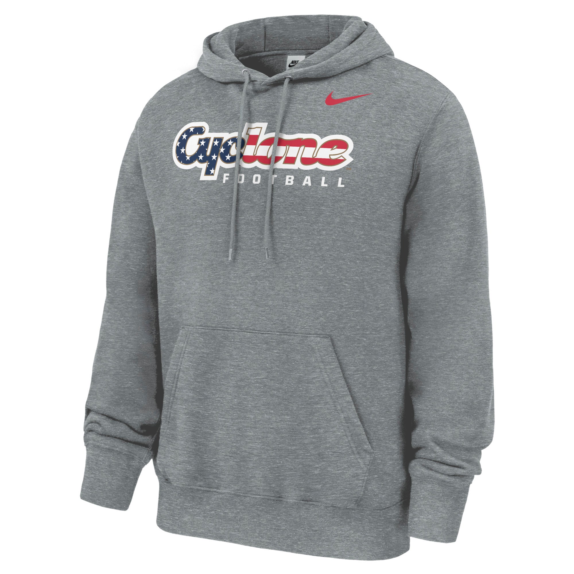 Iowa State Cyclones Patriotic Football Hood
