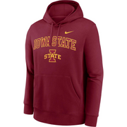 Iowa State Cyclones Men's Nike Red Arch Club Hoodie