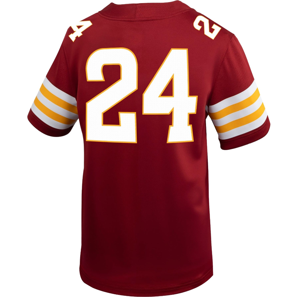 Iowa State Cyclones Kids Red Nike #25 Replica Football Jersey