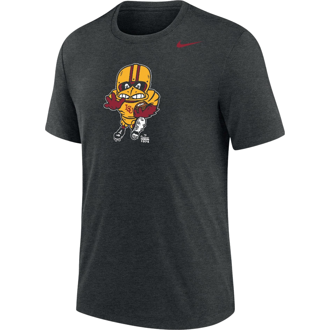 Iowa State Football Vintage Cy Nike Triblend T-Shirt