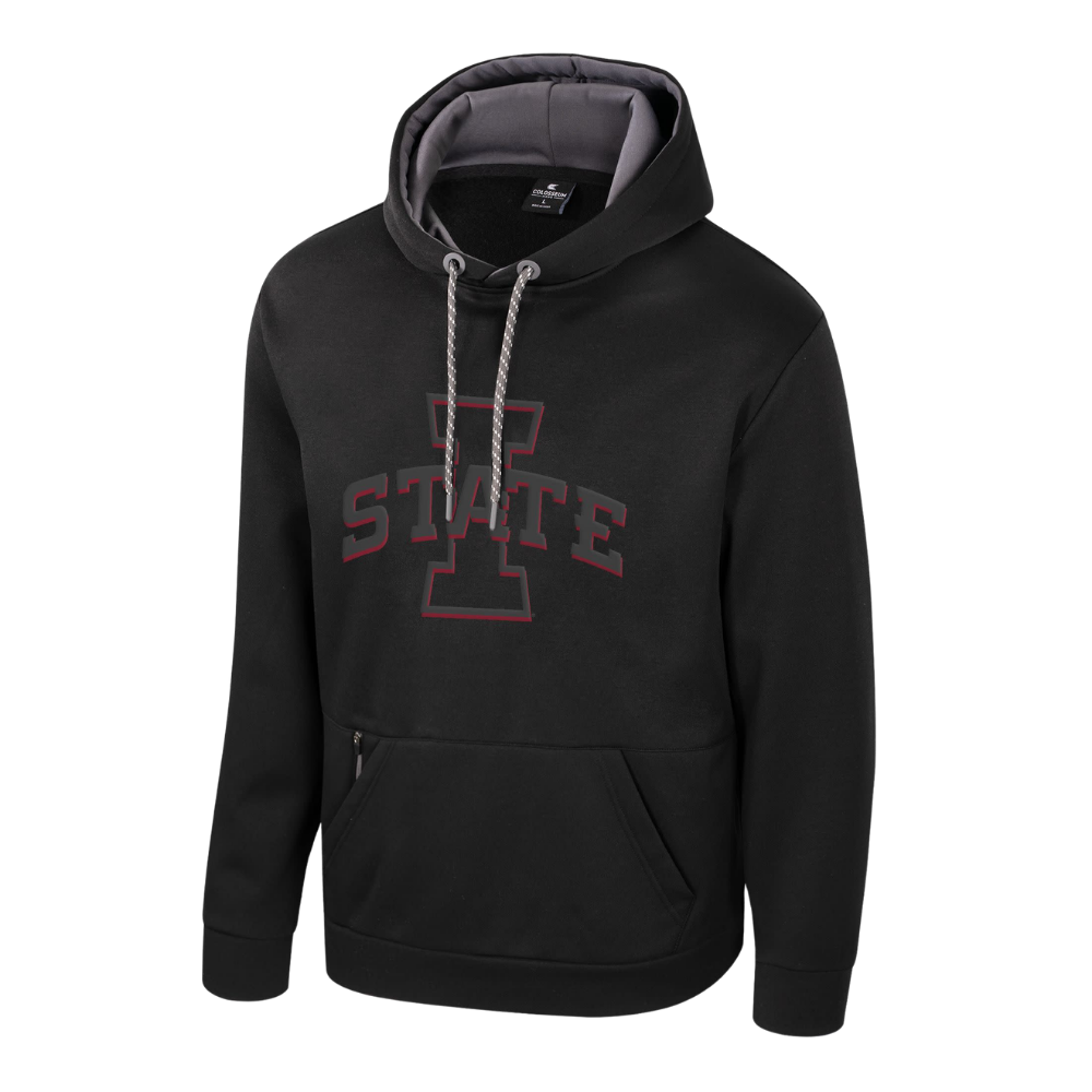 Iowa State Cyclones Men's Blackout Hoodie