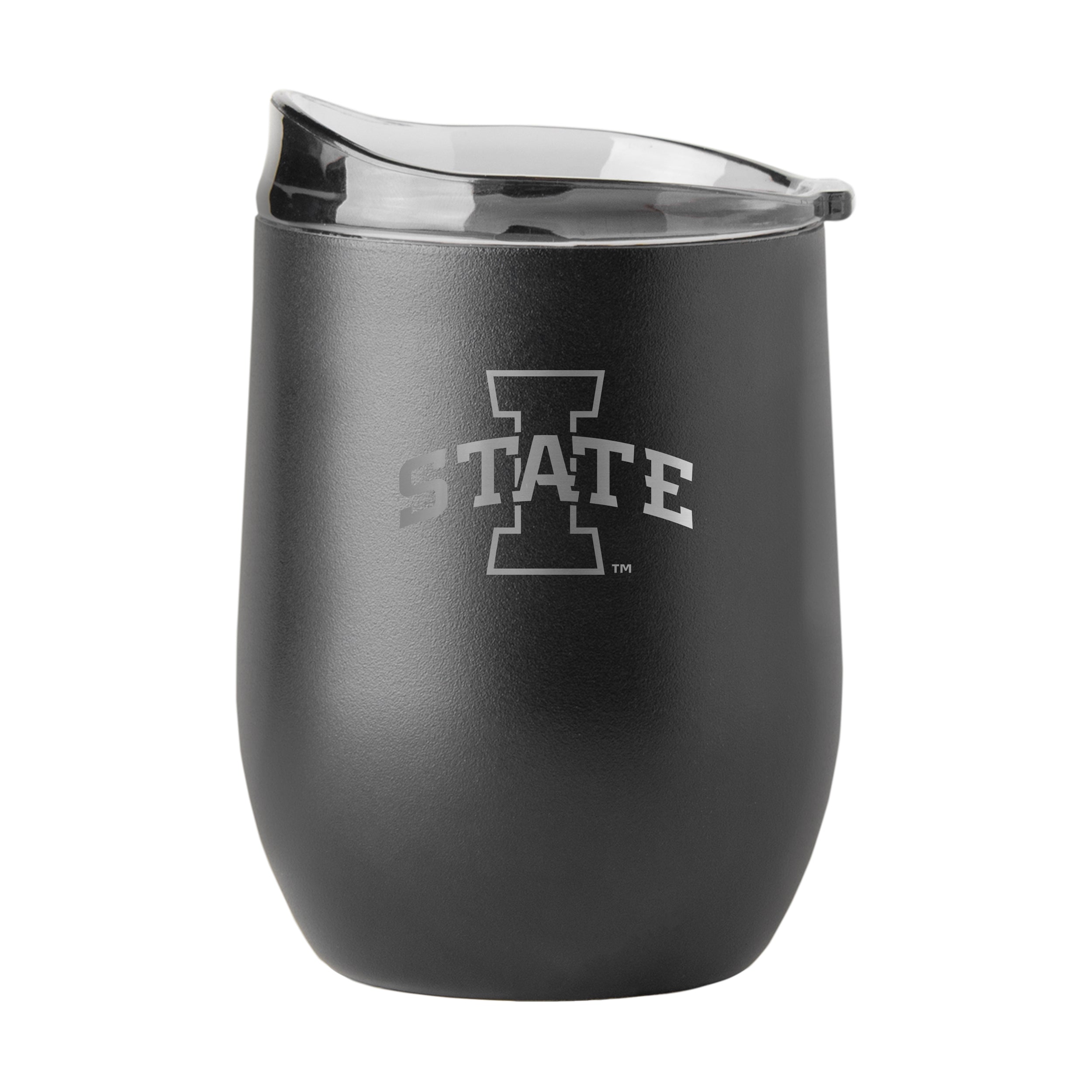 Iowa State Cyclones 16 oz Blackout Powder Coat Tumbler