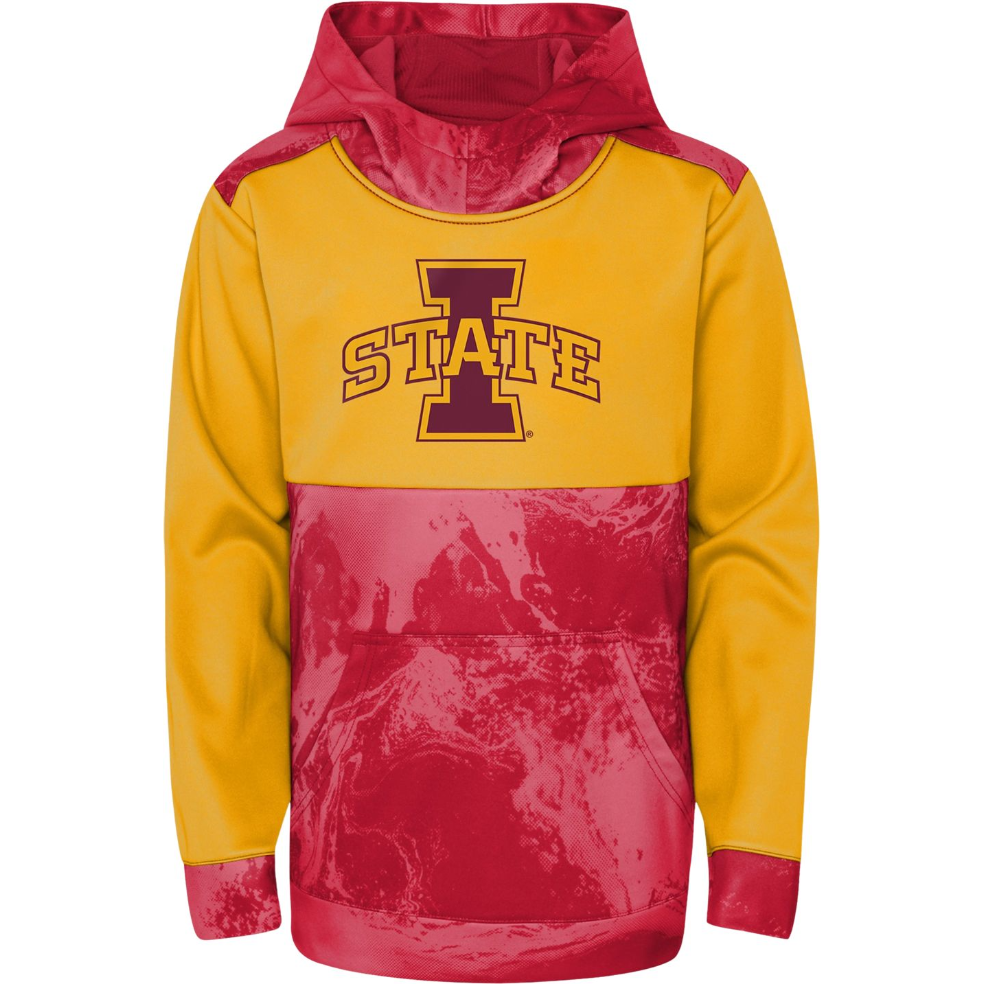 Iowa State Cyclones Kids Boys Red/Gold Hoodie