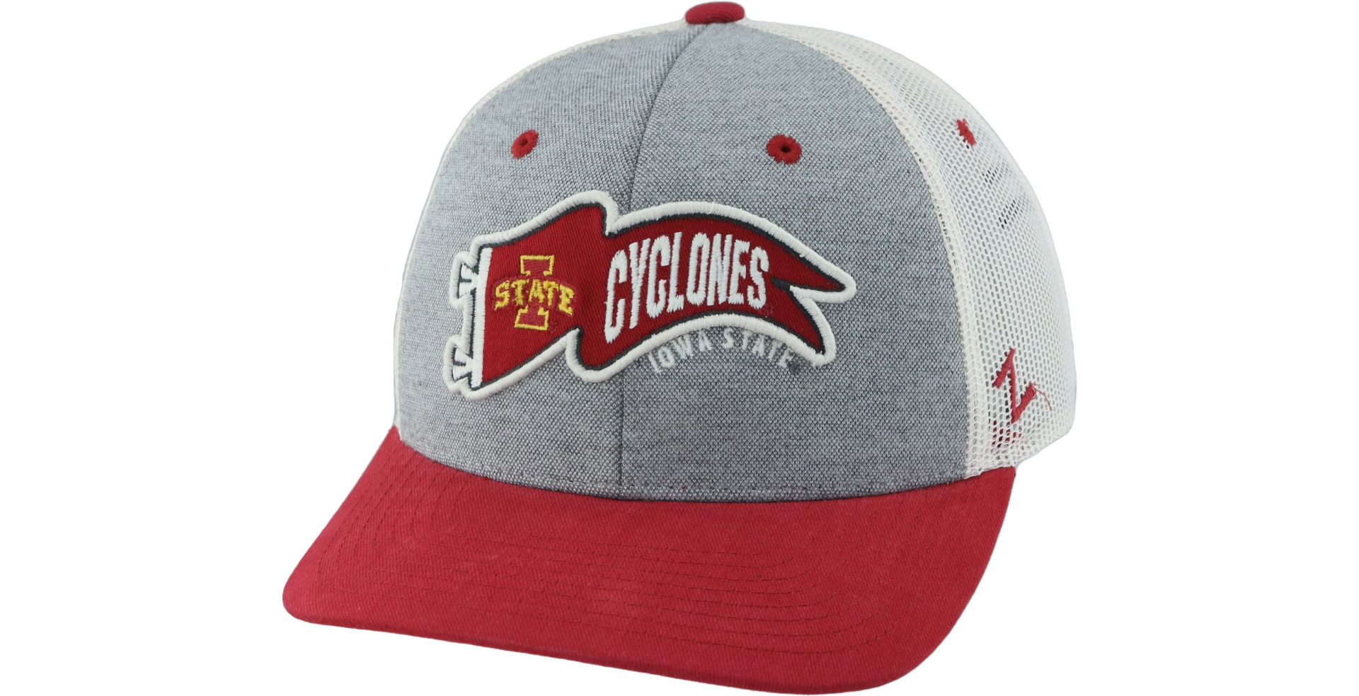 Iowa State Cyclones Grey/Red Trucker Hat