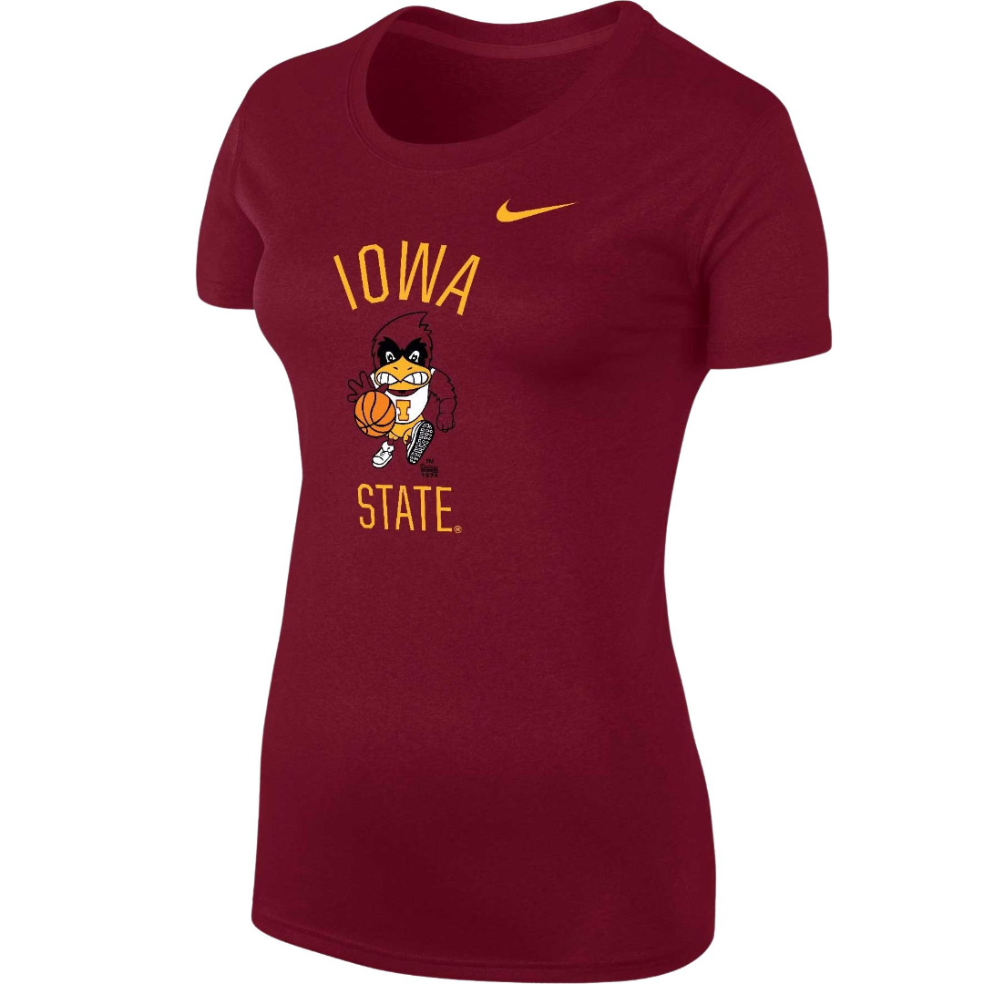 Iowa State Cyclones Women's Nike Dri-Fit Basketball Cy Short Sleeve T-Shirt