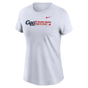 Iowa State Cyclones Nike Women's White Patriotic Core Cotton Tee